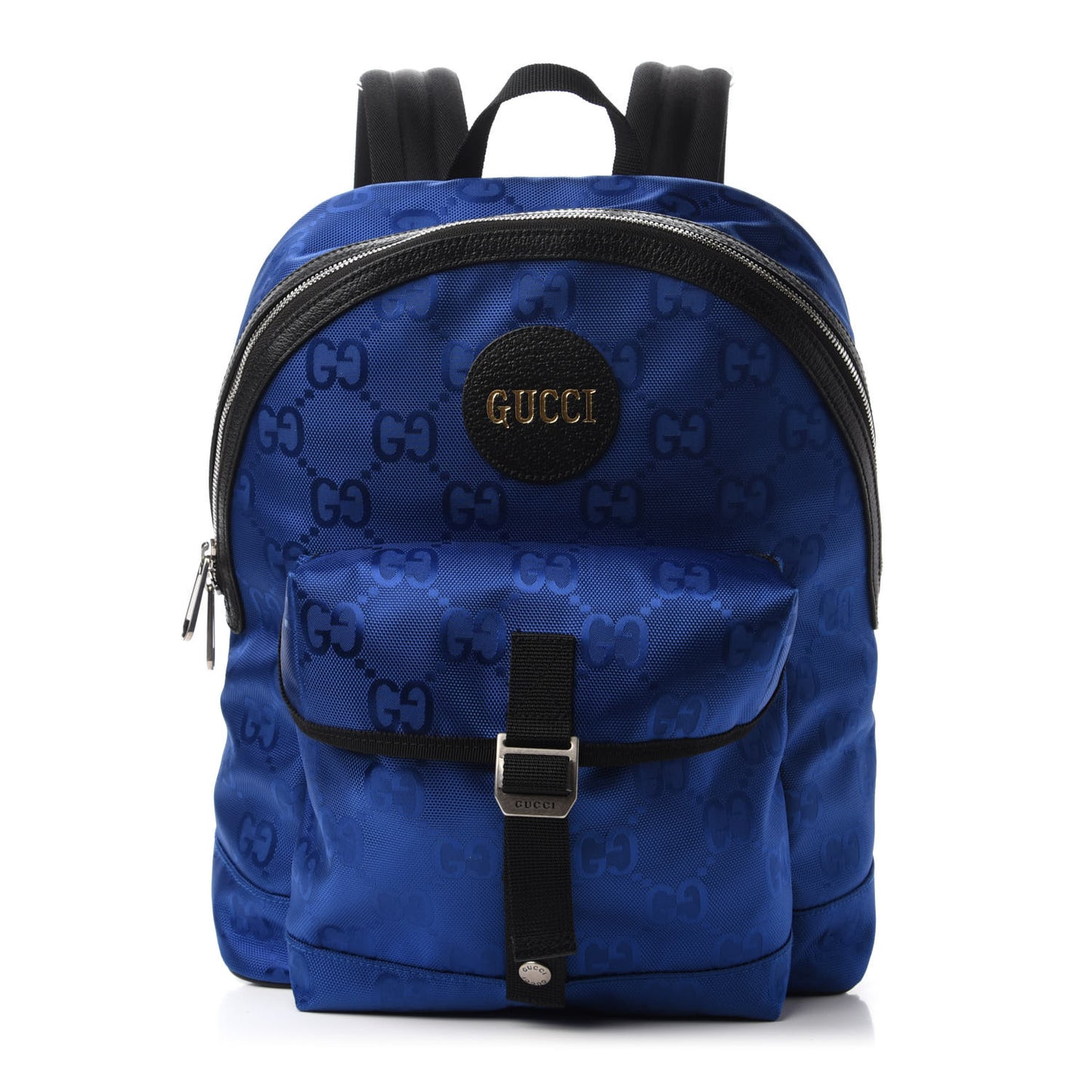 Econyl Nylon Monogram Off The Grid Backpack Guilted Blue Black