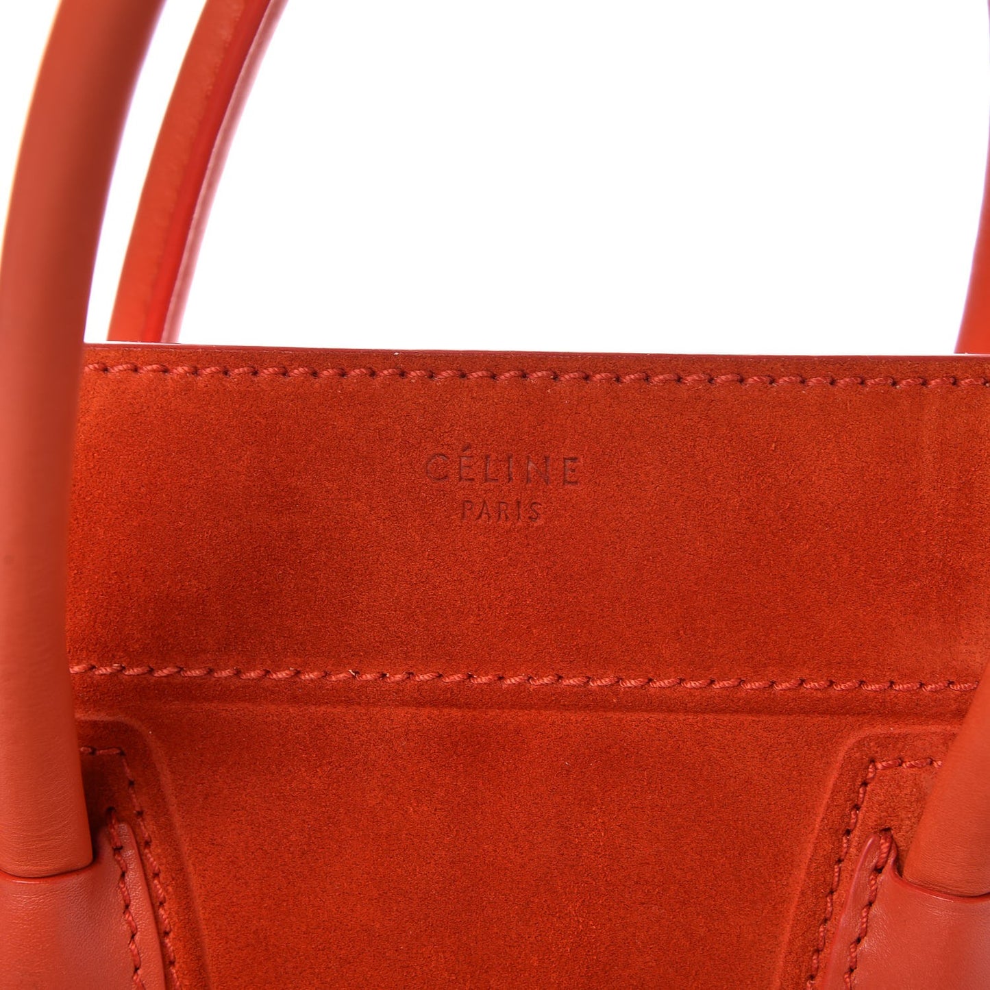 Suede Medium Phantom Luggage Bright Orange