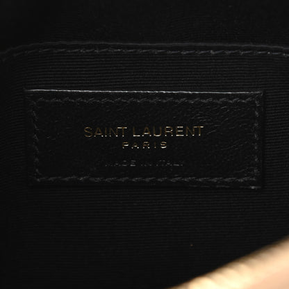 Saint Laurent Calfskin Matelasse Monogram Lou Camera Bag Dark Beige 6 of 12