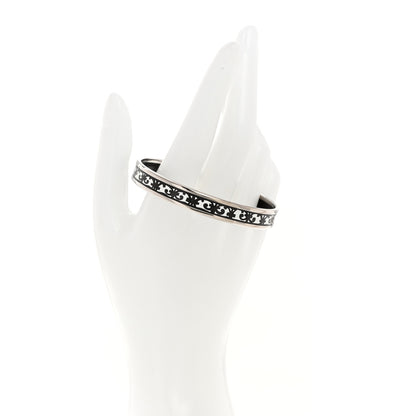 Hermes Enamel Printed Narrow Balcons du Guadalquivir Bracelet 65 Black 2 of 5