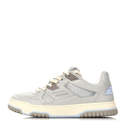 Gucci Calfskin Perforated Sneakers 36 Smoky Grey 1 of 10