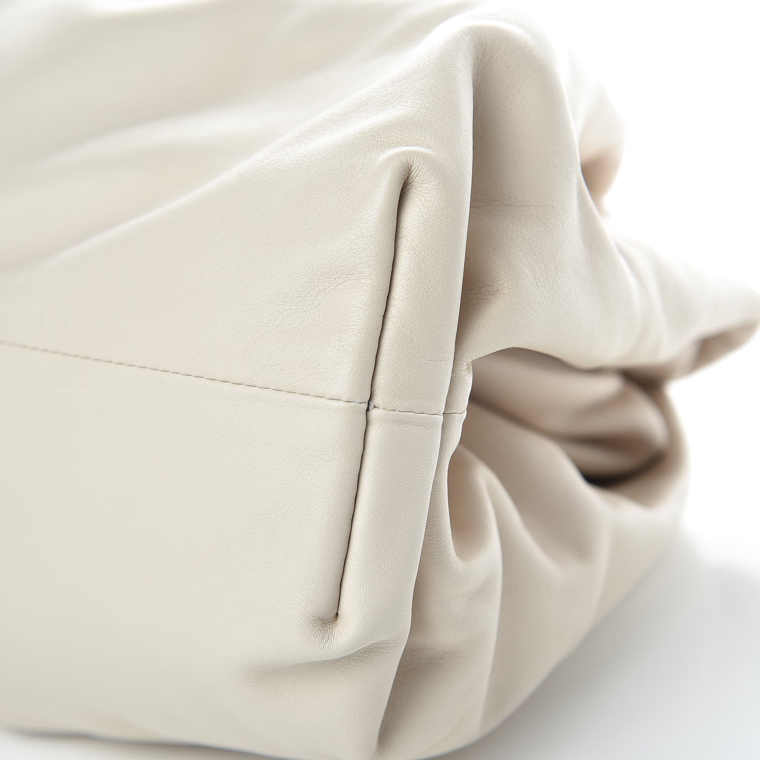 Bottega Veneta Smooth Butter Calf The Pouch Oversized Clutch Mist 9 of 10