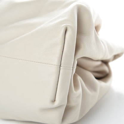 Bottega Veneta Smooth Butter Calf The Pouch Oversized Clutch Mist 9 of 10