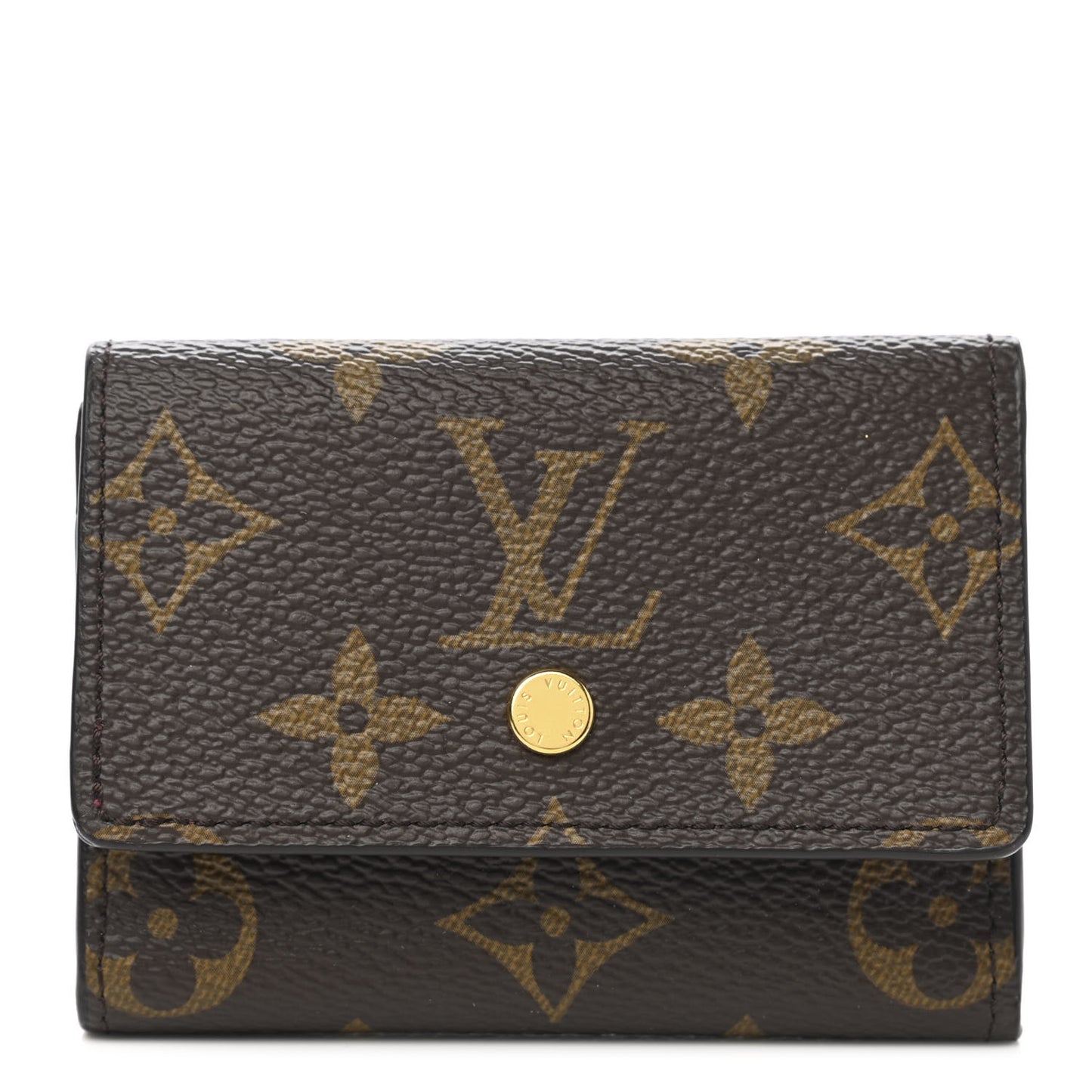 Monogram Micro Wallet Fuchsia