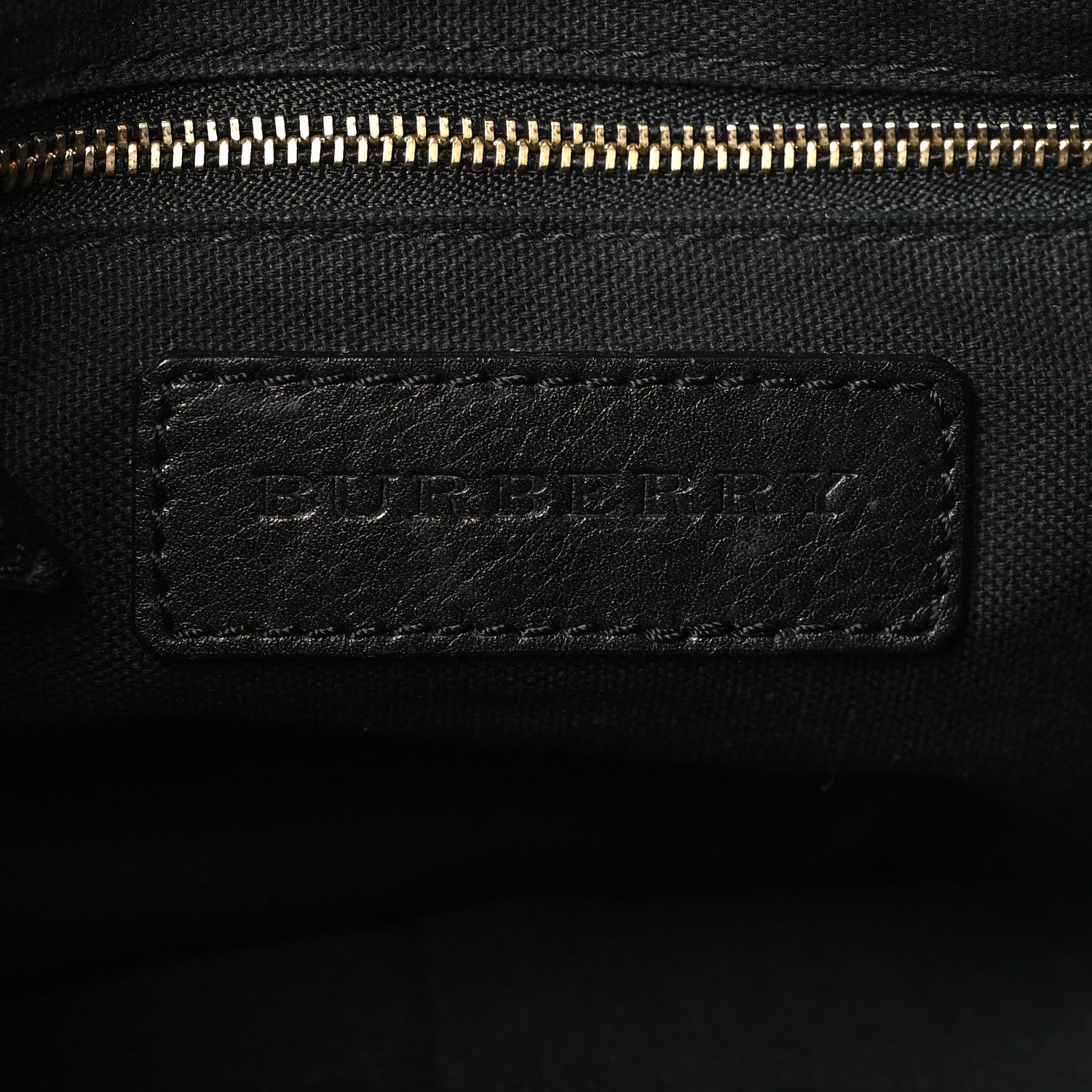 Burberry Derby Calfskin House Check Little Crush Black 6 of 12