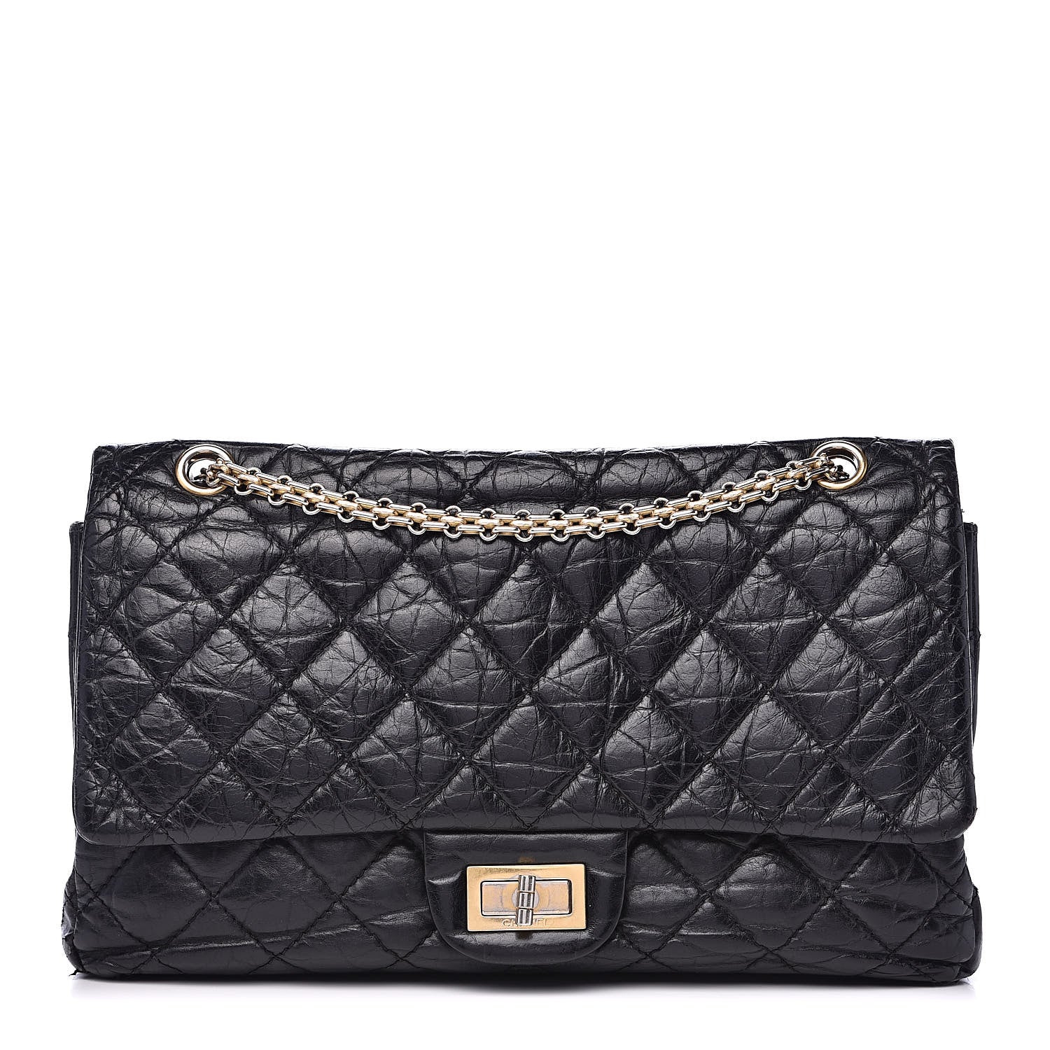 Chanel Aged Calfskin Quilted 2.55 Reissue 227 Flap Black 1 of 19