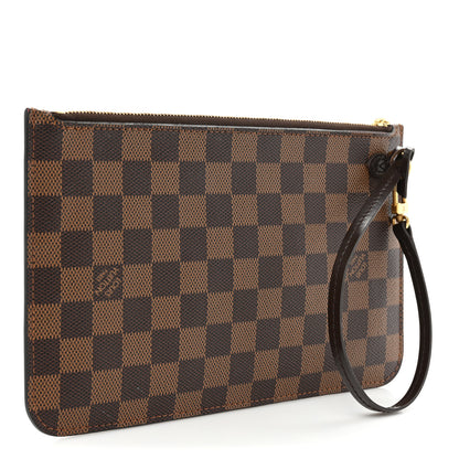 Louis Vuitton Damier Ebene Neverfull MM GM Pochette 3 of 10