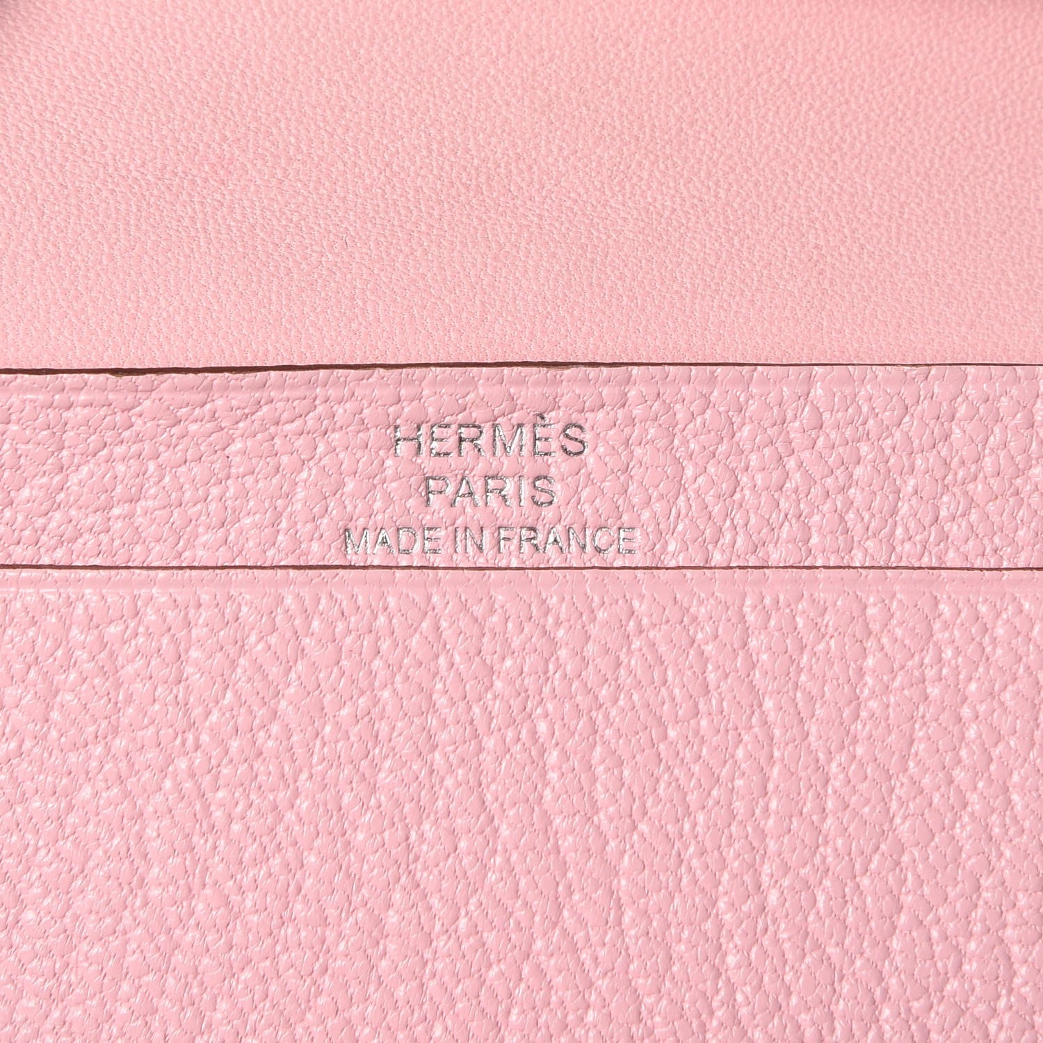Hermes Chevre Mysore Mini Bearn Wallet Rose Sakura 6 of 8