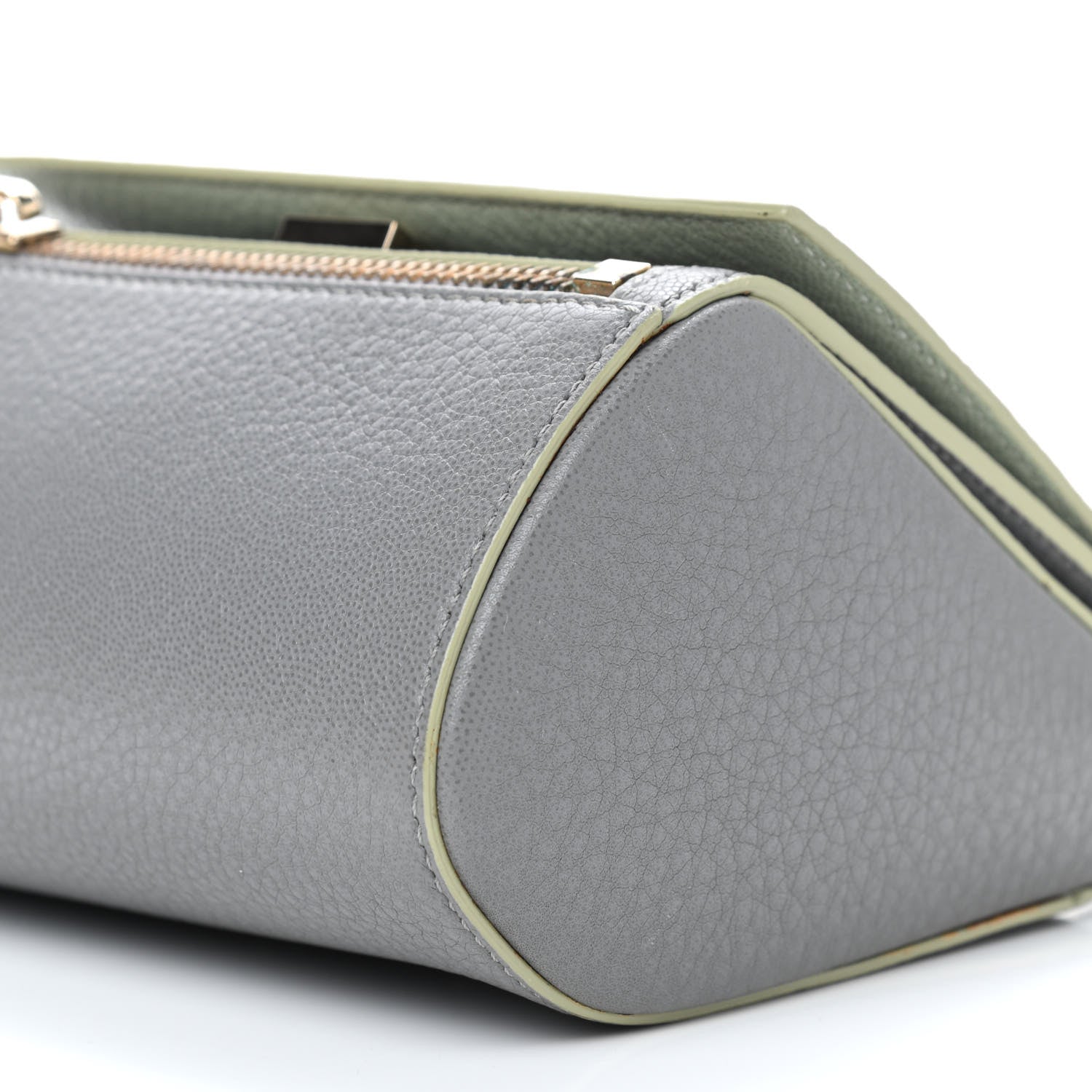 Givenchy Textured Calfskin Mini Pandora Box Chain Crossbody Bag Grey 6 of 16