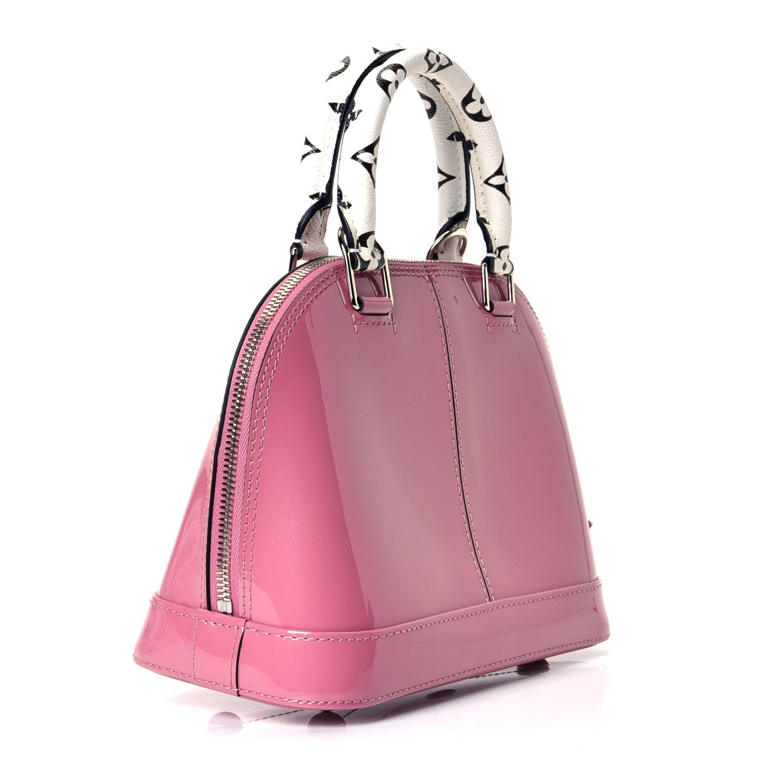 Louis Vuitton Patent Monogram Alma BB Rose Blush 3 of 5