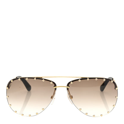 Louis Vuitton The Party Aviator Gradient Sunglasses Z0914U Brown 2 of 8