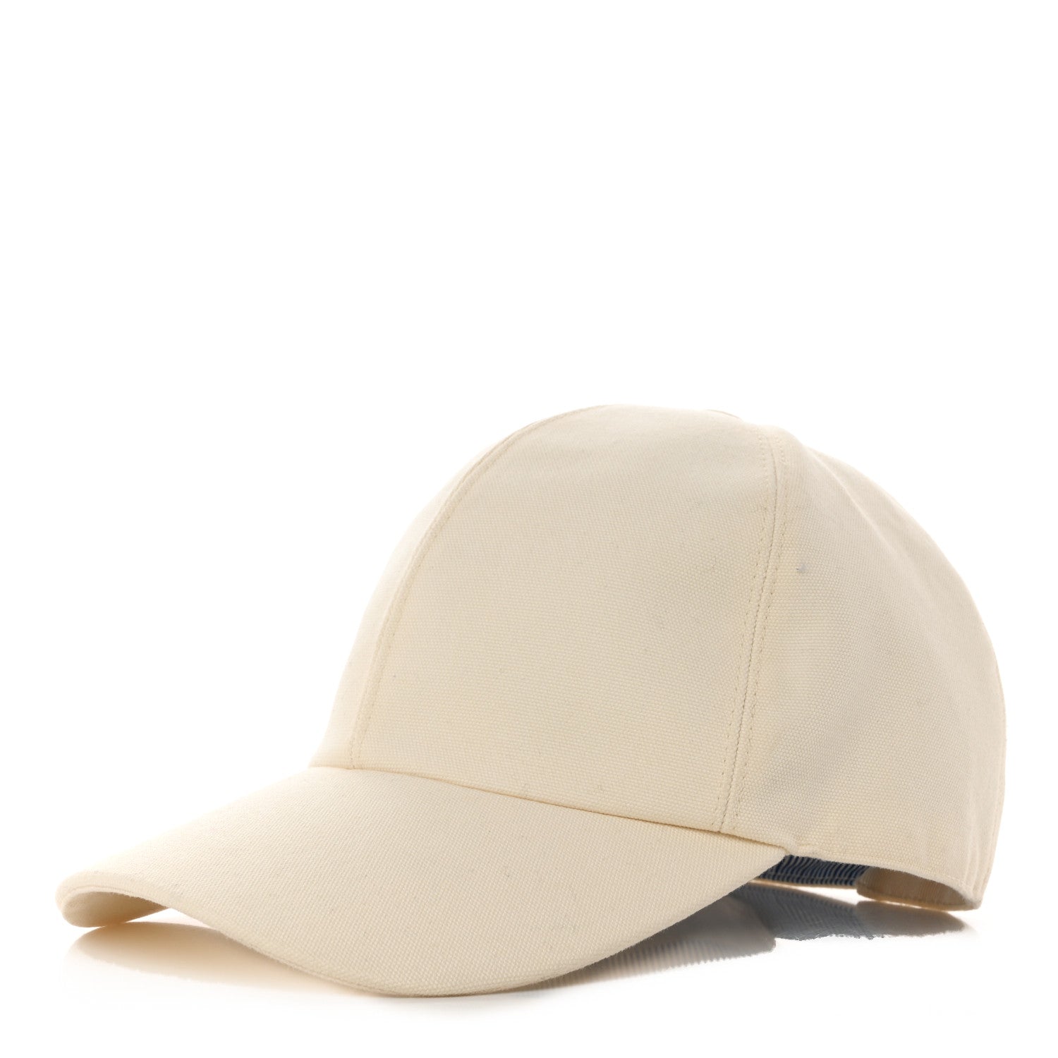 Hermes Cotton Canvas Tess Cap 58 Ecru 1 of 8