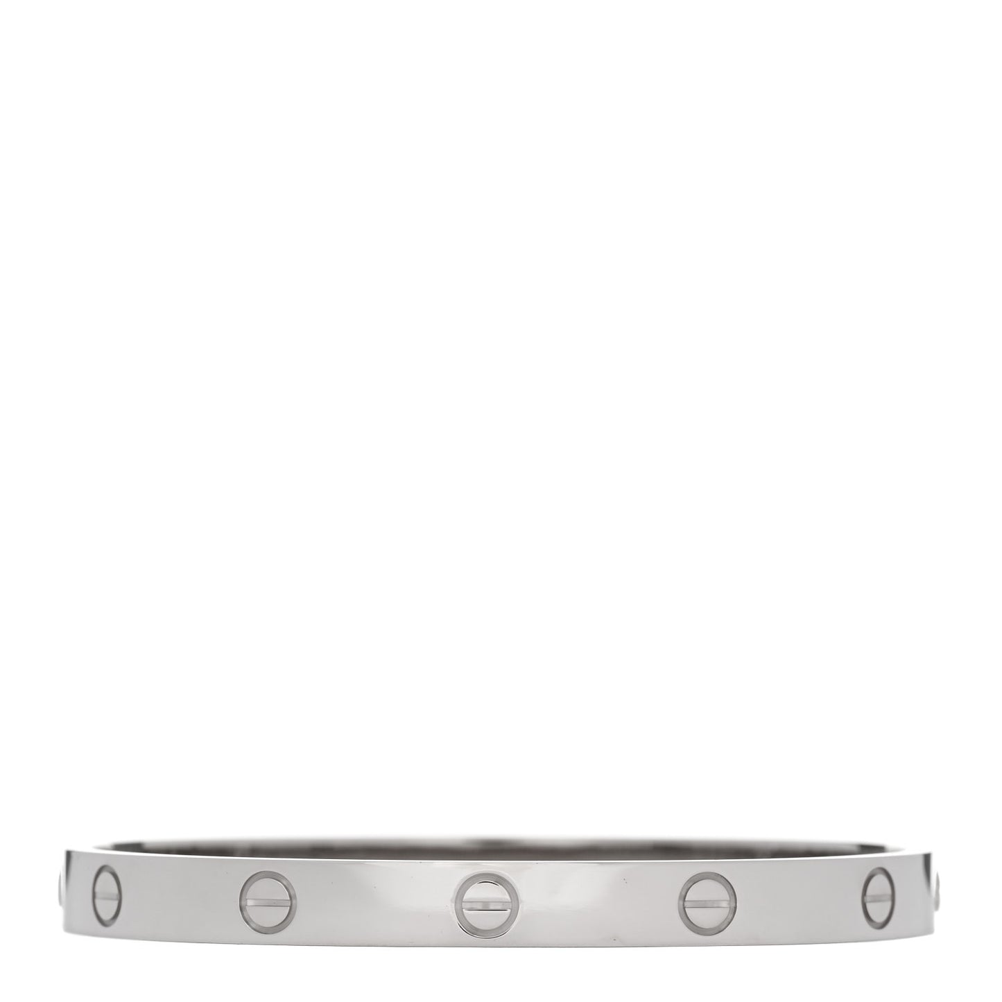 18K White Gold LOVE Bracelet 18