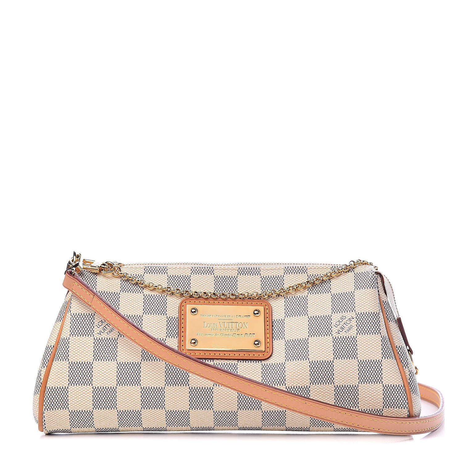 Louis Vuitton Damier Azur Eva Clutch 1 of 12