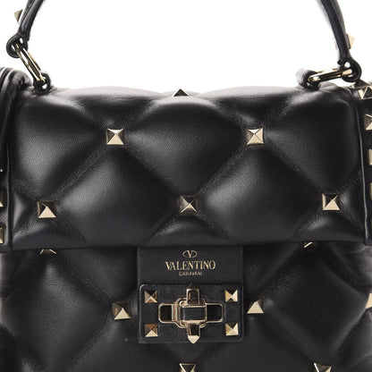 Valentino Garavani Nappa Mini Candystud Top Handle Bag Black 9 of 9