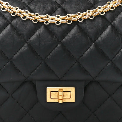 Chanel Aged Calfskin Quilted 2.55 Reissue 226 Flap Black 9 of 13