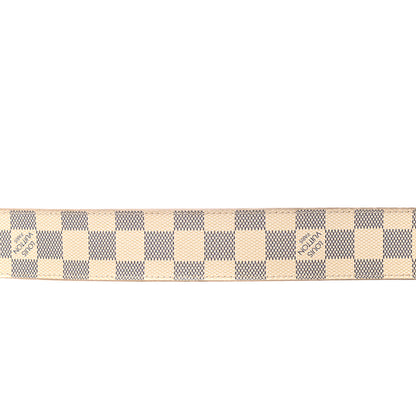 Louis Vuitton Damier Azur 40mm LV Initiales Belt 85 34 7 of 12