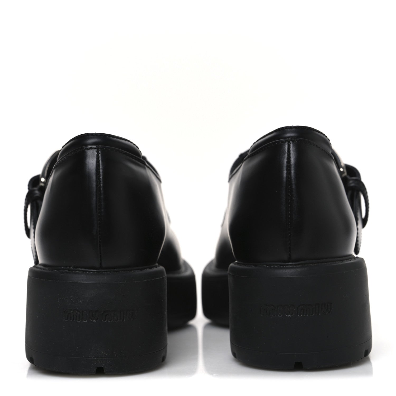Miu Miu Spazzolato Rois Mary Jane Pumps 41 Black 6 of 9