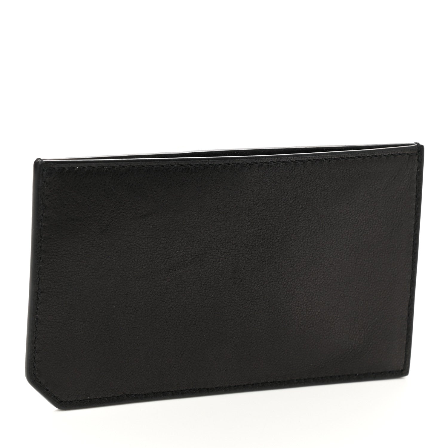 Saint Laurent Calfskin 5 Fragments Zip Pouch Card Holder Black 3 of 7