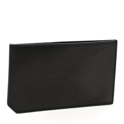 Saint Laurent Calfskin 5 Fragments Zip Pouch Card Holder Black 3 of 7