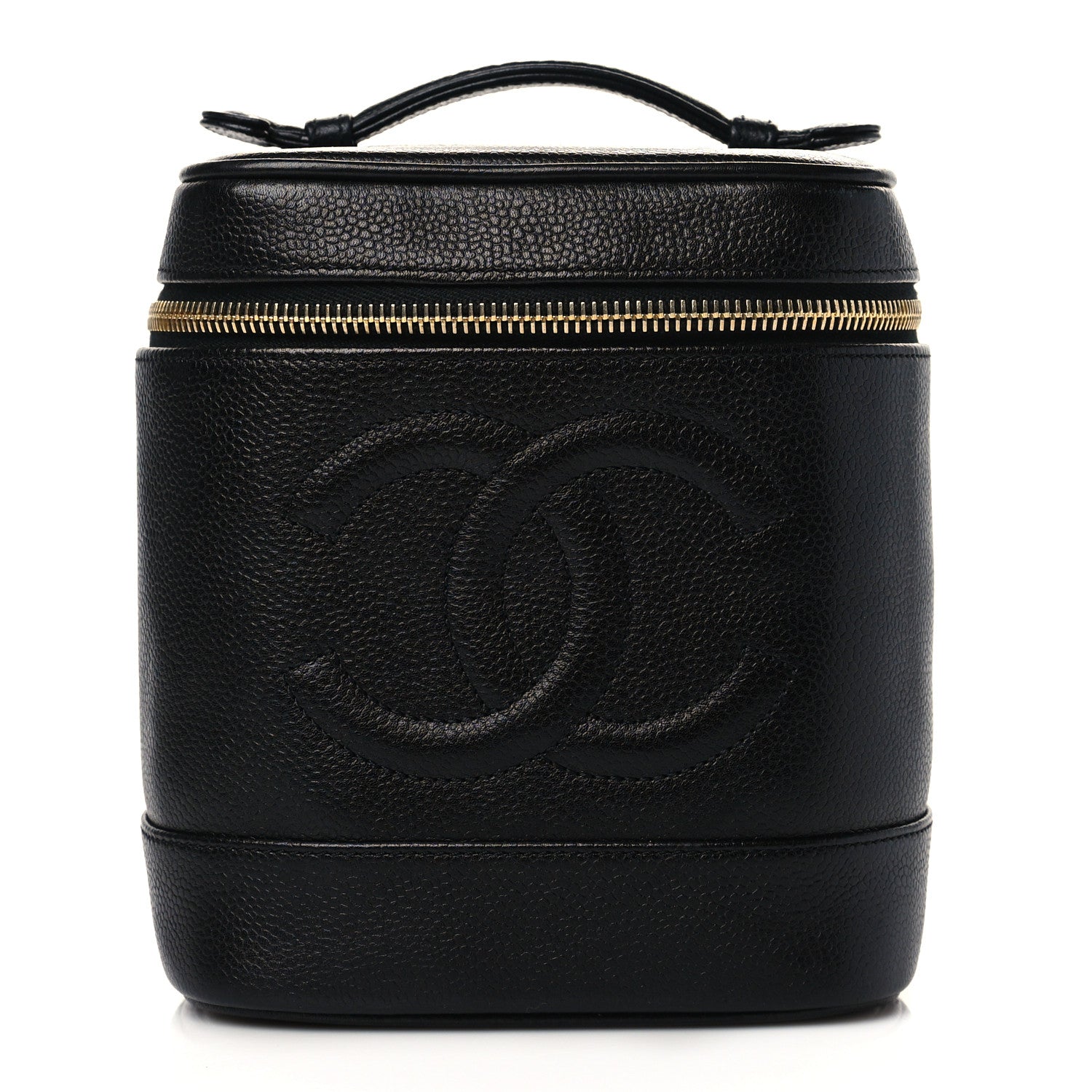 Chanel Caviar Vanity Cosmetic Case Black 1 of 9
