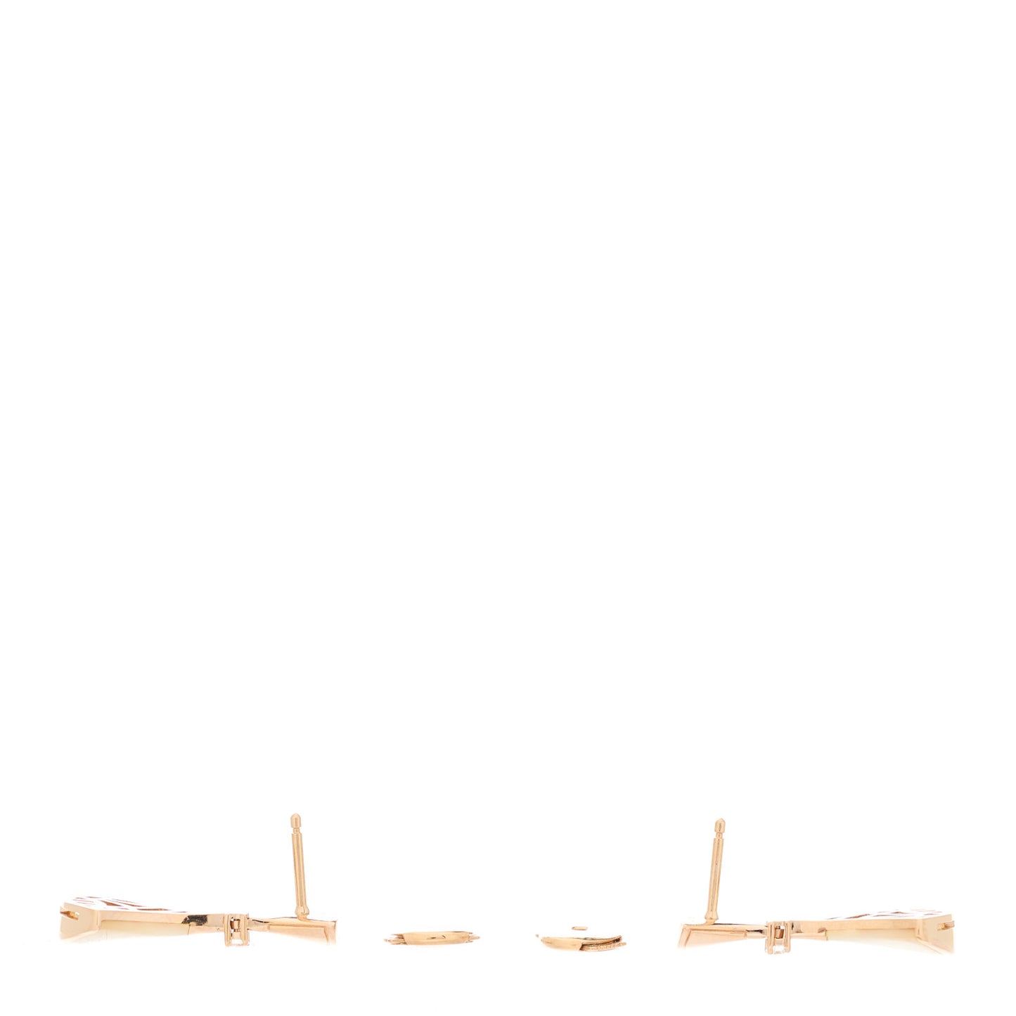 18K Rose Gold Diamond Mother of Pearl Divas' Dream Earrings