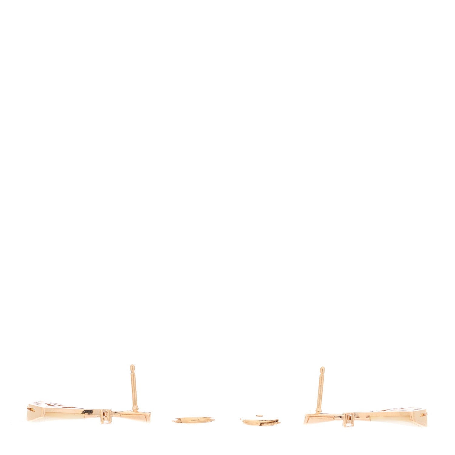 Bulgari 18K Rose Gold Diamond Mother of Pearl Divas' Dream Earrings 3 of 5