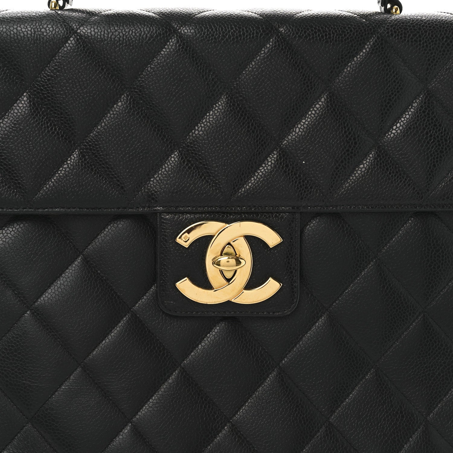 Chanel Caviar Quilted Briefcase Laptop Bag Black 7 of 10