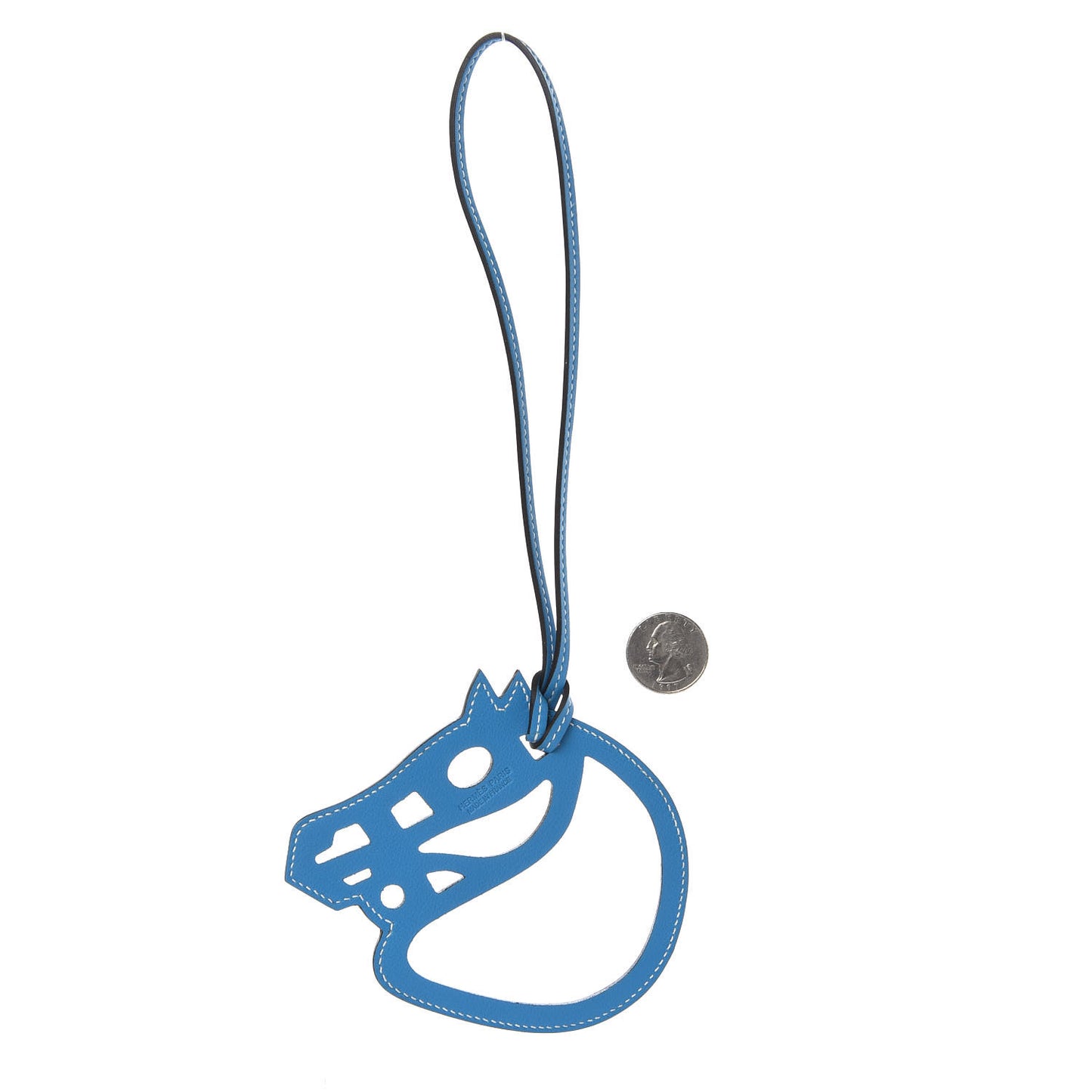 Swift Paddock Cheval Horse Bag Charm Bleu Zanzibar