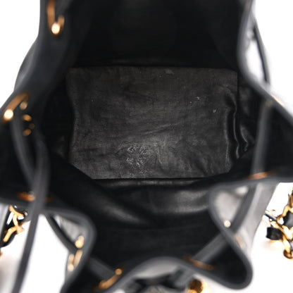 Chanel Lambskin CC Drawstring Bag Black 6 of 18