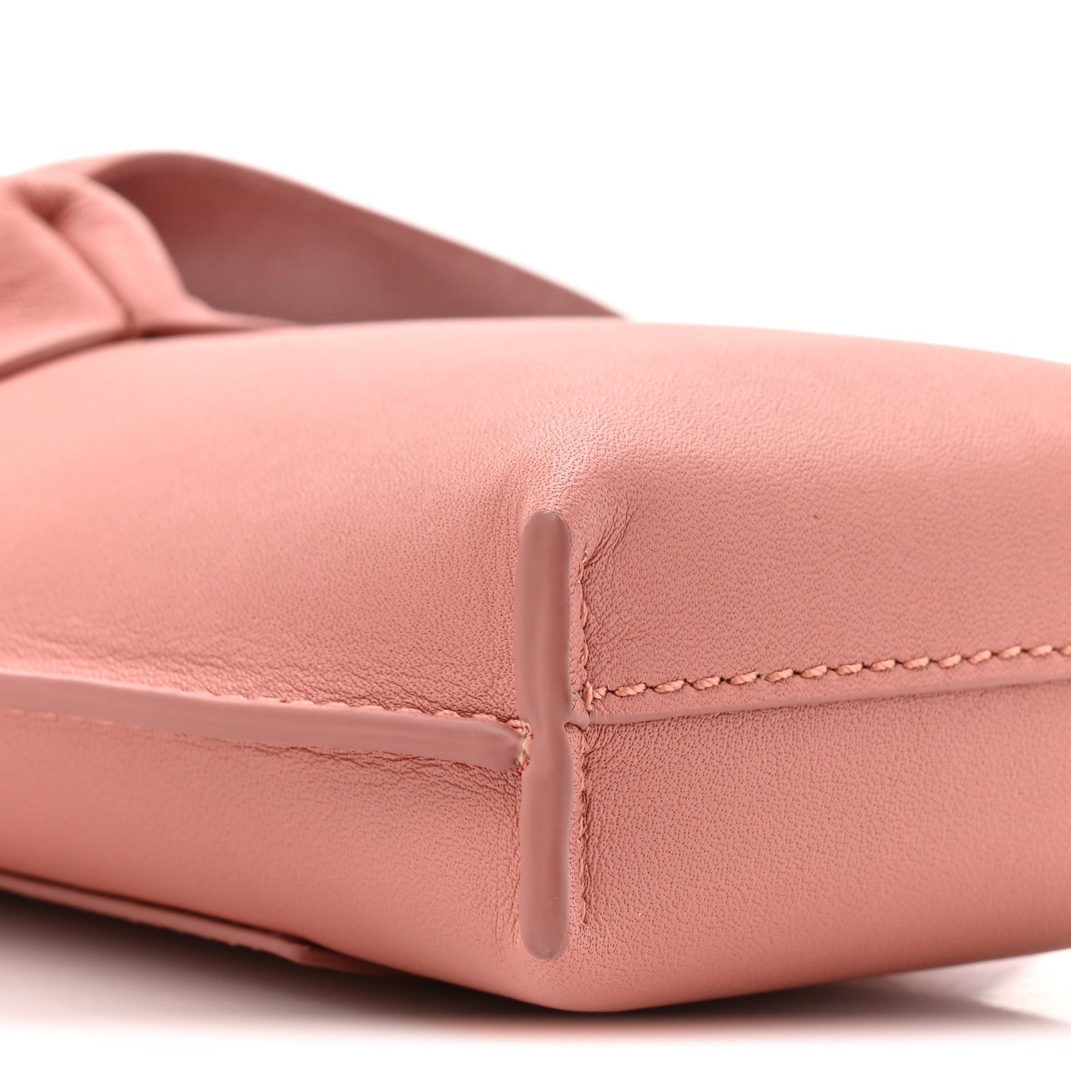 Loewe Calfskin Bunny Pouch Crossbody Bag Peach Bloom 10 of 10