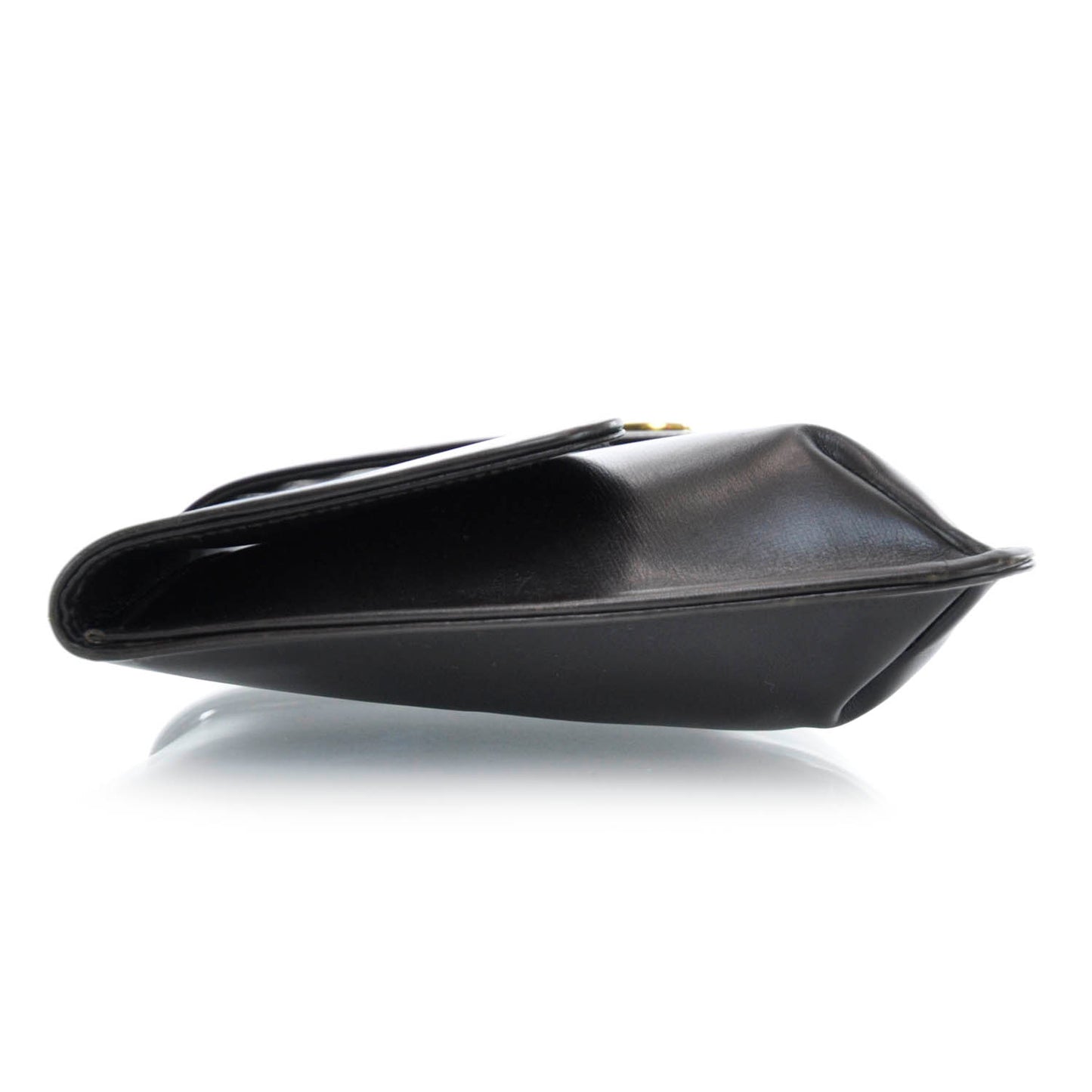 Leather Clutch Dark Brown
