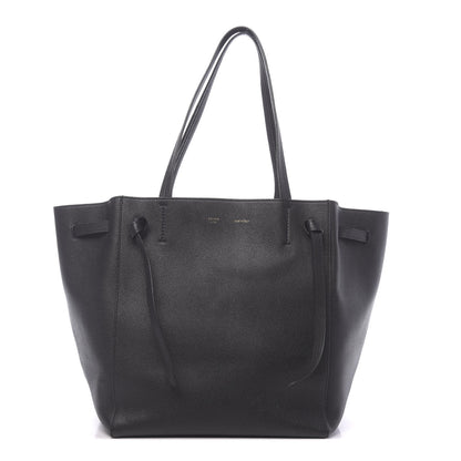 Celine Soft Grained Calfskin Small Belt Cabas Phantom Black 1 of 9