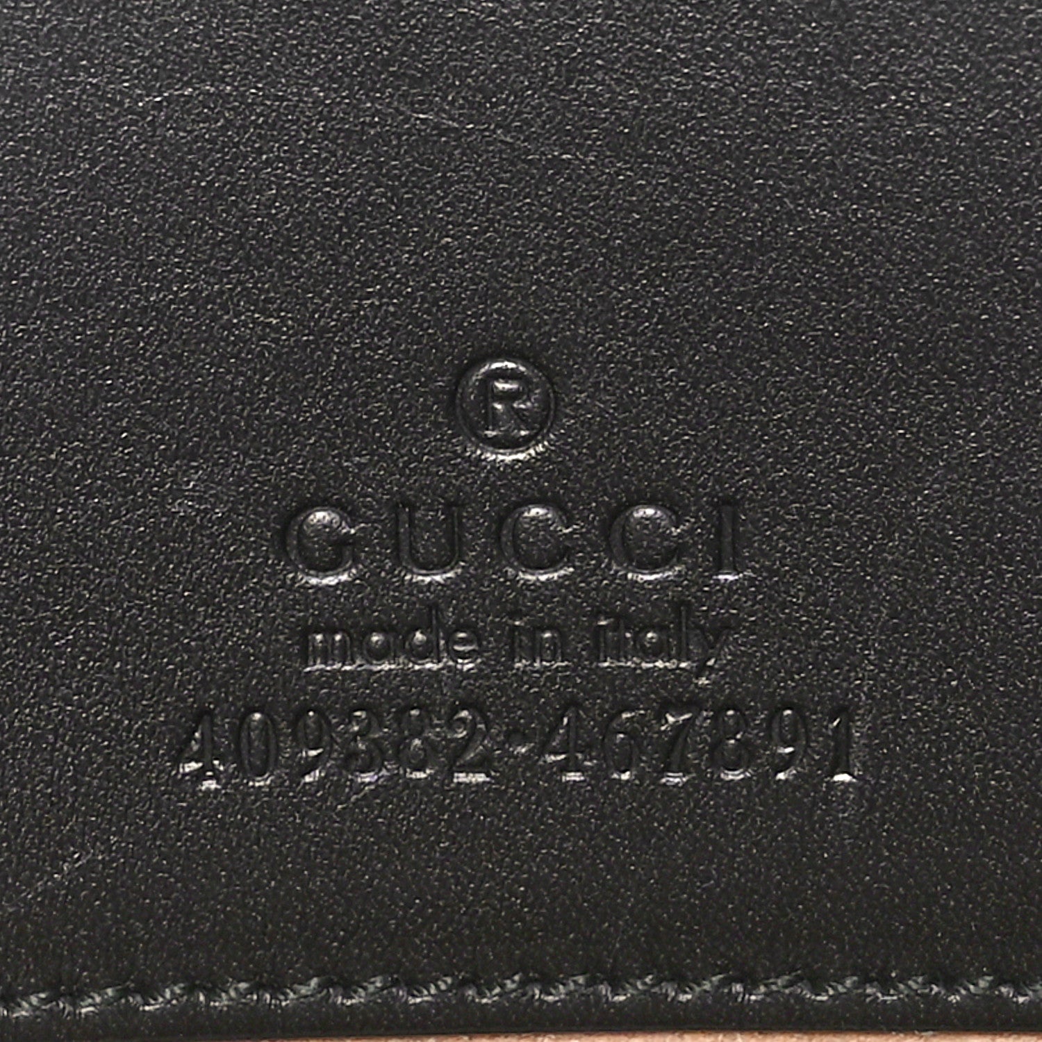 Gucci Calfskin Embossed XL Clutch Black 6 of 11