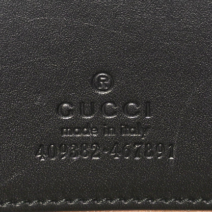 Gucci Calfskin Embossed XL Clutch Black 6 of 11