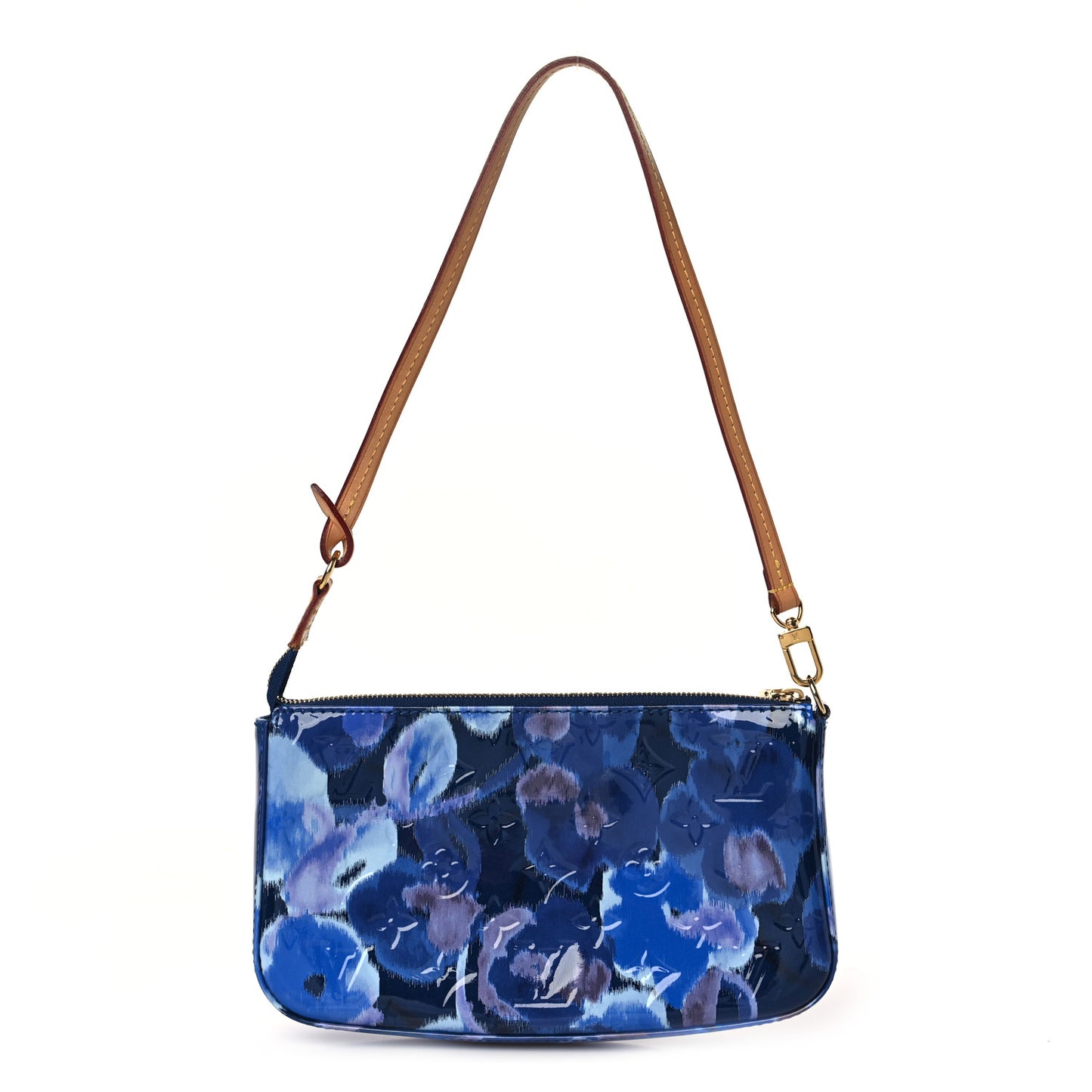 Vernis Ikat Pochette Accessories NM Grand Blue