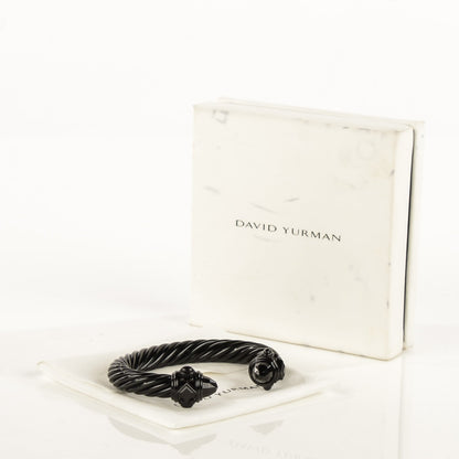 David Yurman Aluminum 10mm Renaissance Cable Bracelet Black 4 of 6