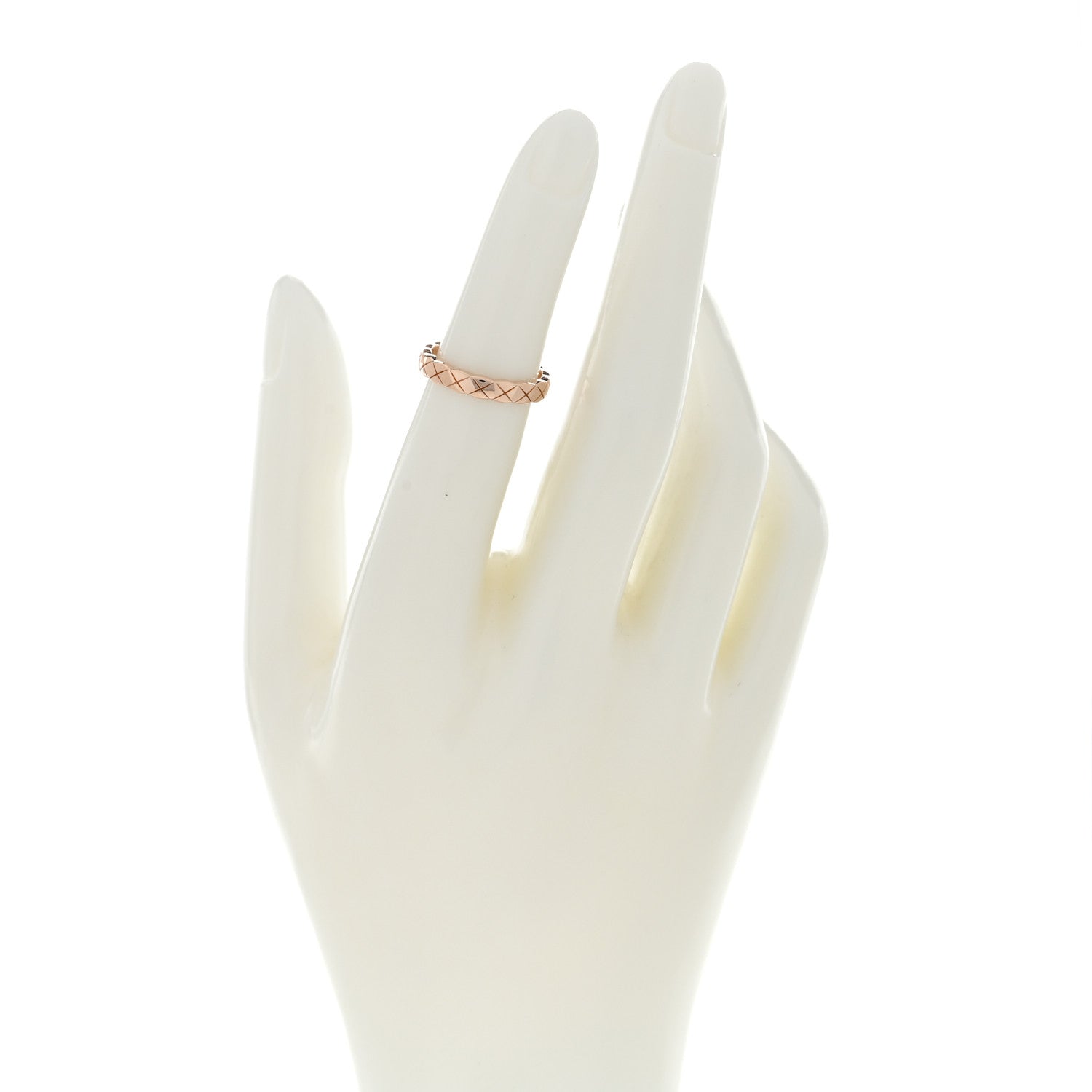 Chanel 18K Beige Gold Mini Coco Crush Ring 48 4.5 2 of 5
