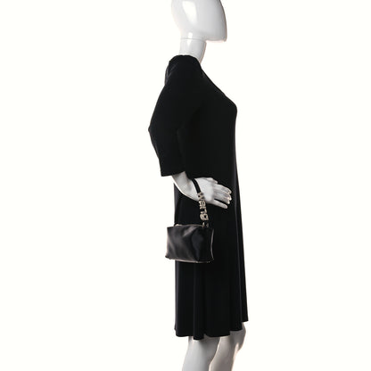 Alexander Wang Satin Crystal Heiress Pouch Black 2 of 11