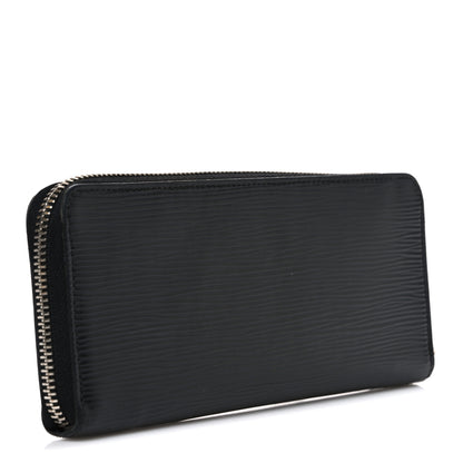 Louis Vuitton Epi Clemence Wallet Black 3 of 8