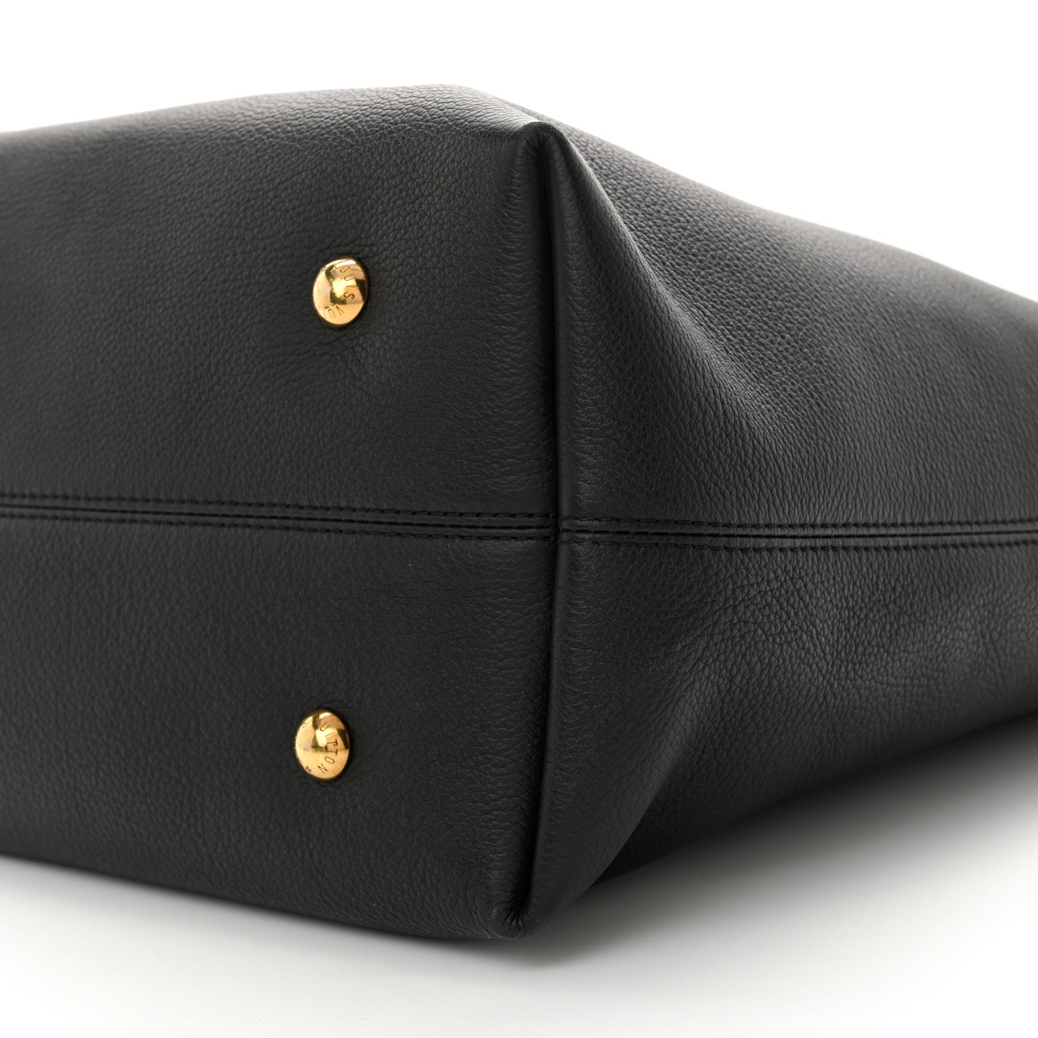Louis Vuitton Grained Calfskin Low Key Hobo MM Black 10 of 12
