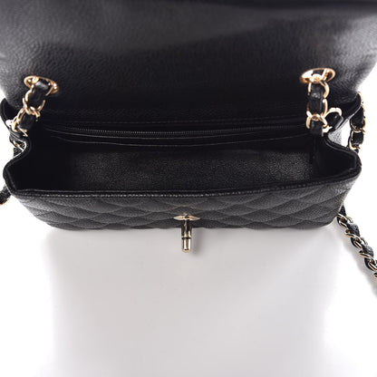 Chanel Caviar Quilted Mini Rectangular Flap Black 5 of 9