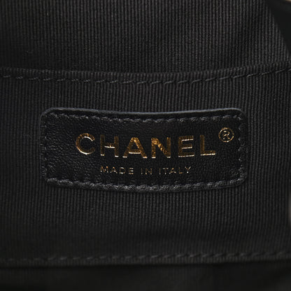 Chanel Lambskin Quilted Small Duma Drawstring Backpack Black 6 of 10