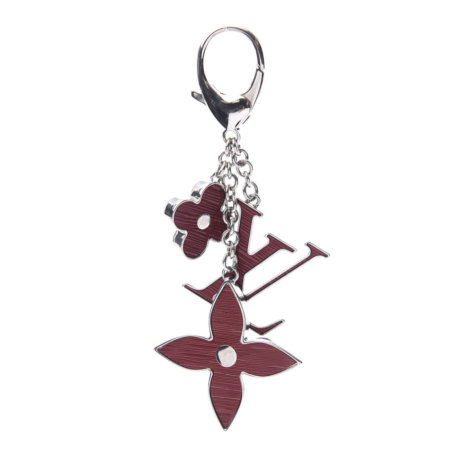 Louis Vuitton Fleur d'Epi Bag Charm Fuchsia 1 of 3