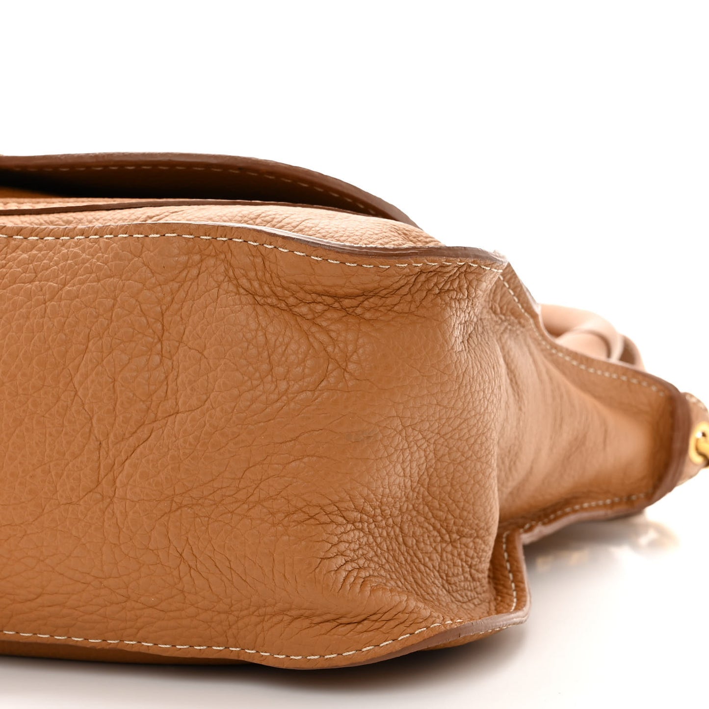 Calfskin Medium Marcie Satchel Gingerbread