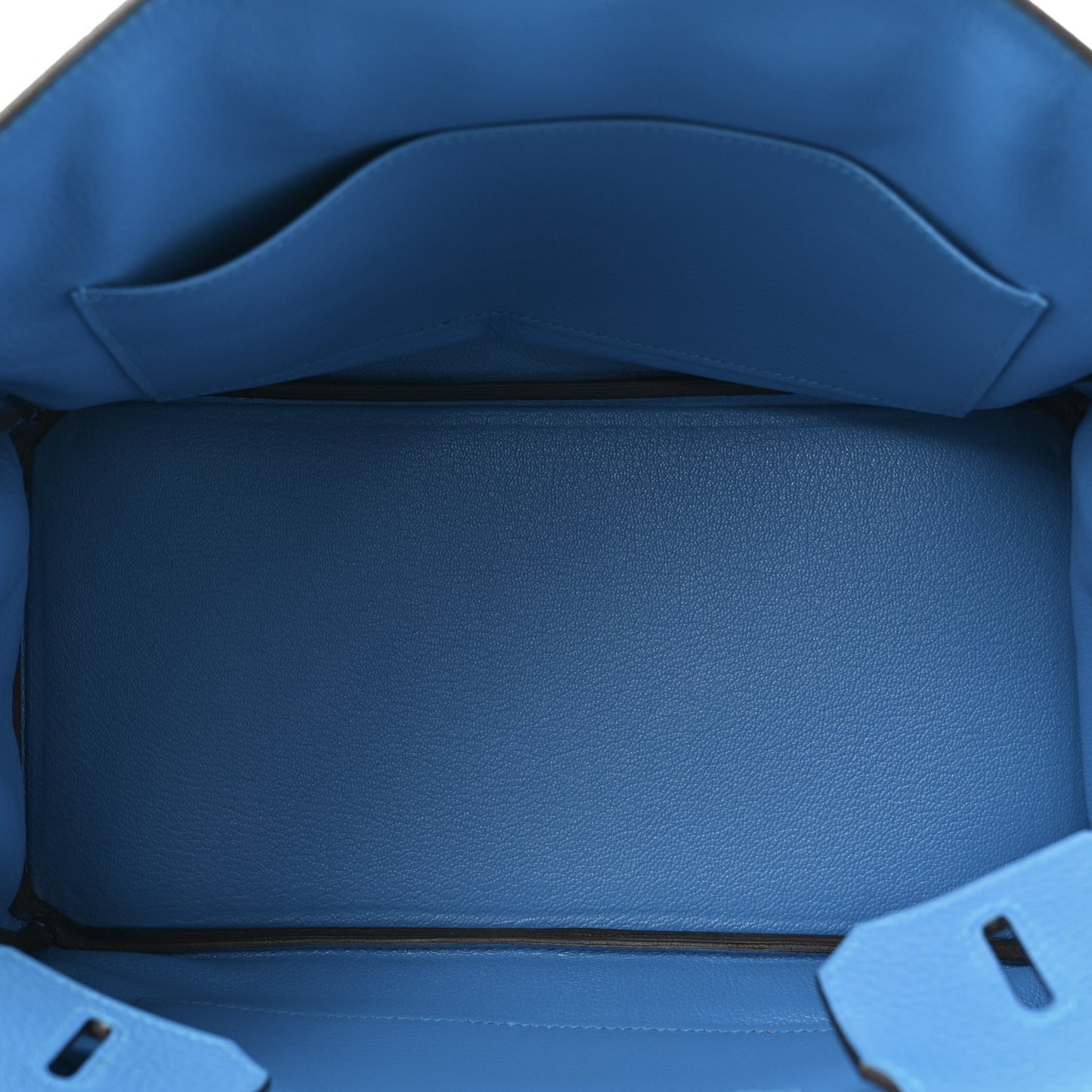 Taurillon Clemence Birkin 30 Bleu Zanzibar