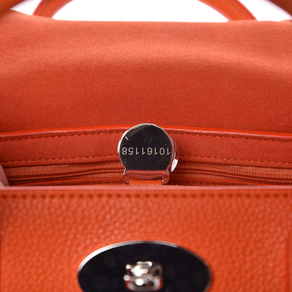 Mulberry Classic Grain Small Bayswater Satchel Bright Orange 7 of 11