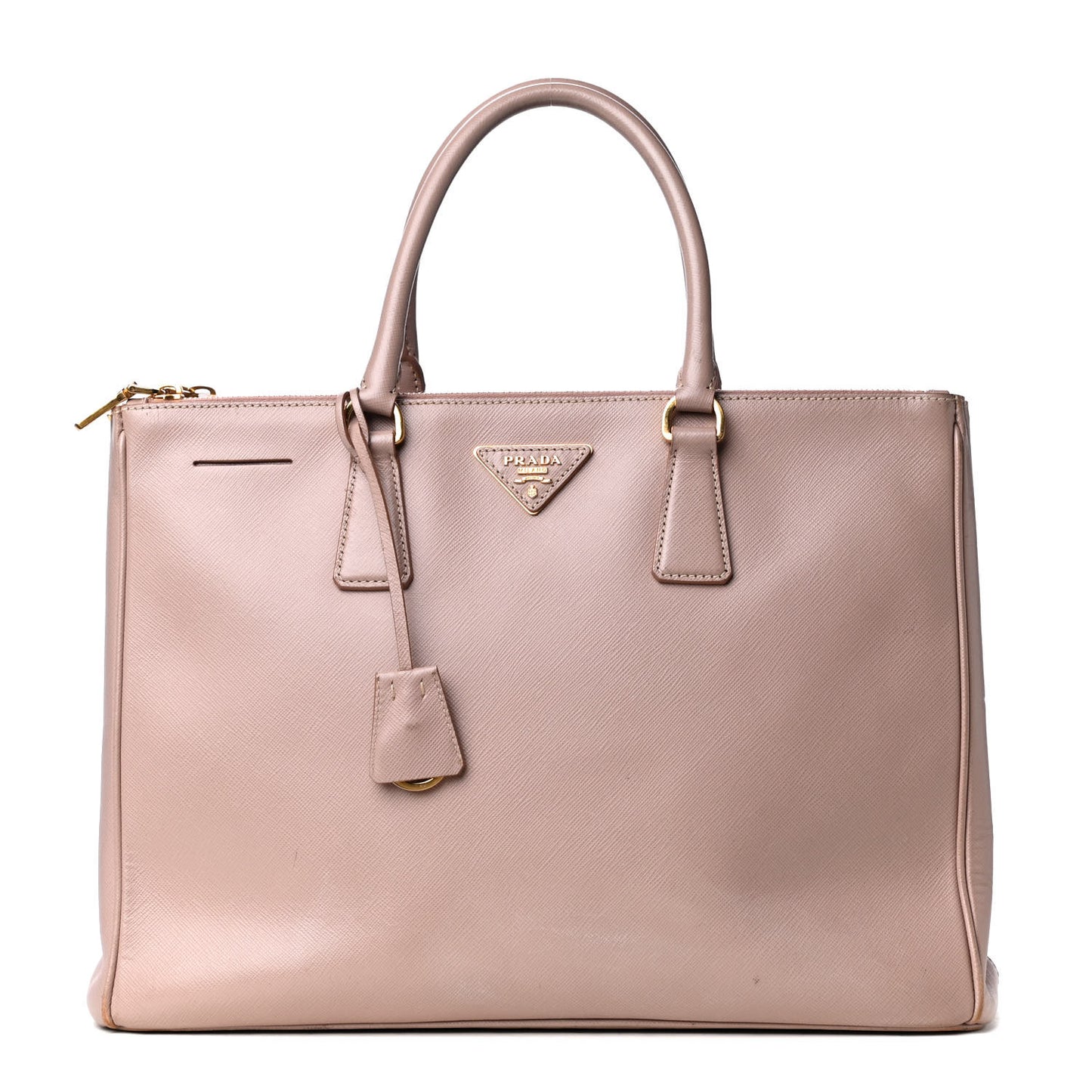 Saffiano Large Galleria Double Zip Tote Cammeo