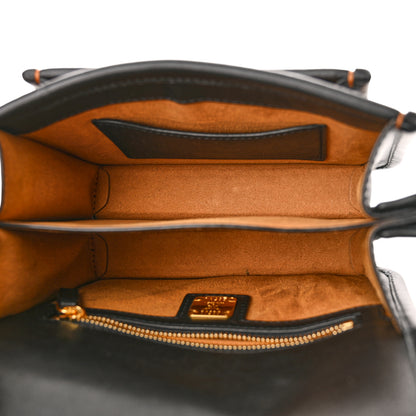 MCM Visetos Mini Patricia Crossbody Bag Cognac Black 5 of 10