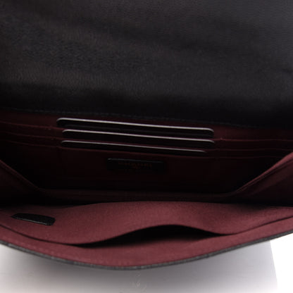 Chanel Caviar Quilted Square Flap Clutch Black 5 of 10